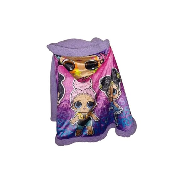 Franco LOL Surprise Snuggle Wrap Wearable Blanket Hooded - Picture 4 of 5